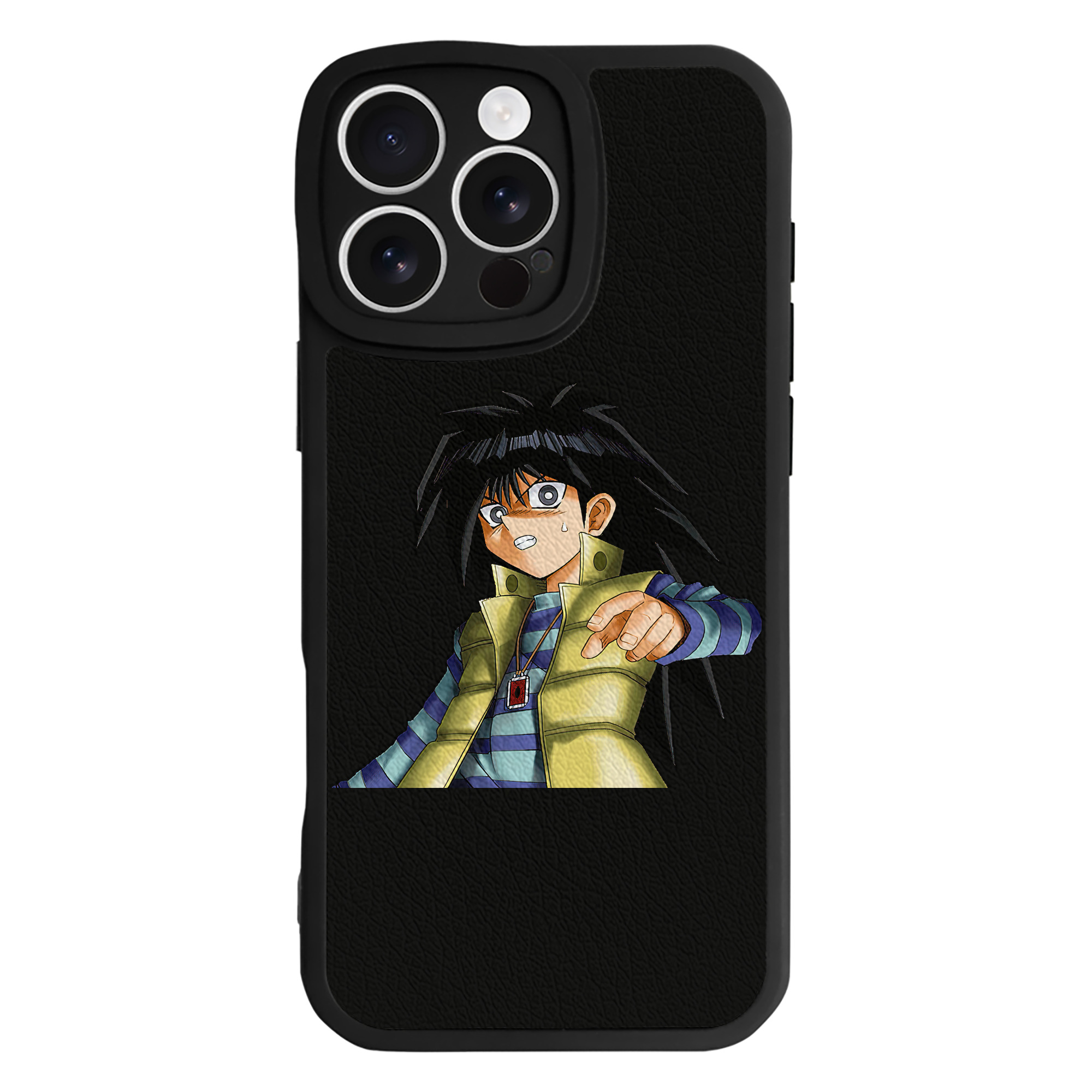 遊☆戯☆王 Yu-Gi-Oh! 【iPhone 16シリーズ対応】シリコンスマホケース（レザー調） 材質：シリコン
